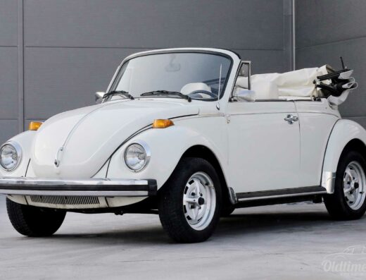 VW Käfer 1303 Cabrio in Weiß – Frontansicht | Käfer mieten