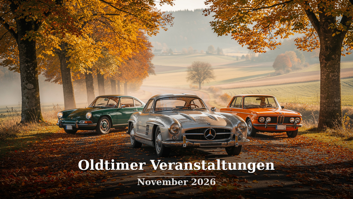 Oldtimer Veranstaltungen November 2026
