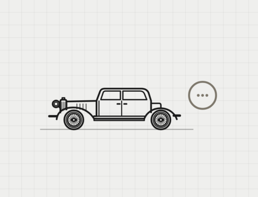 Zeichnung: Oldtimer-Service