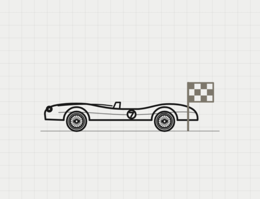 Zeichnung: Historischer Motorsport