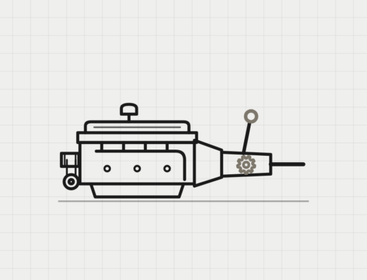 Zeichnung: Motor & Getriebe