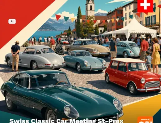 Swiss Classic Car Meeting St-Prex – 34. Meeting am 3. Oktober 2026
