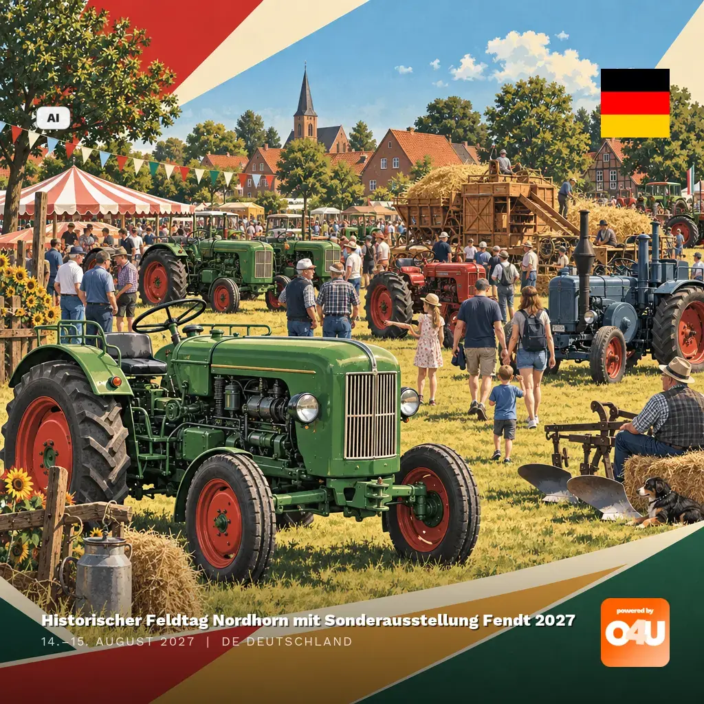 Historischer Feldtag Nordhorn mit Sonderausstellung Fendt 2027, Oldtimer Veranstaltung