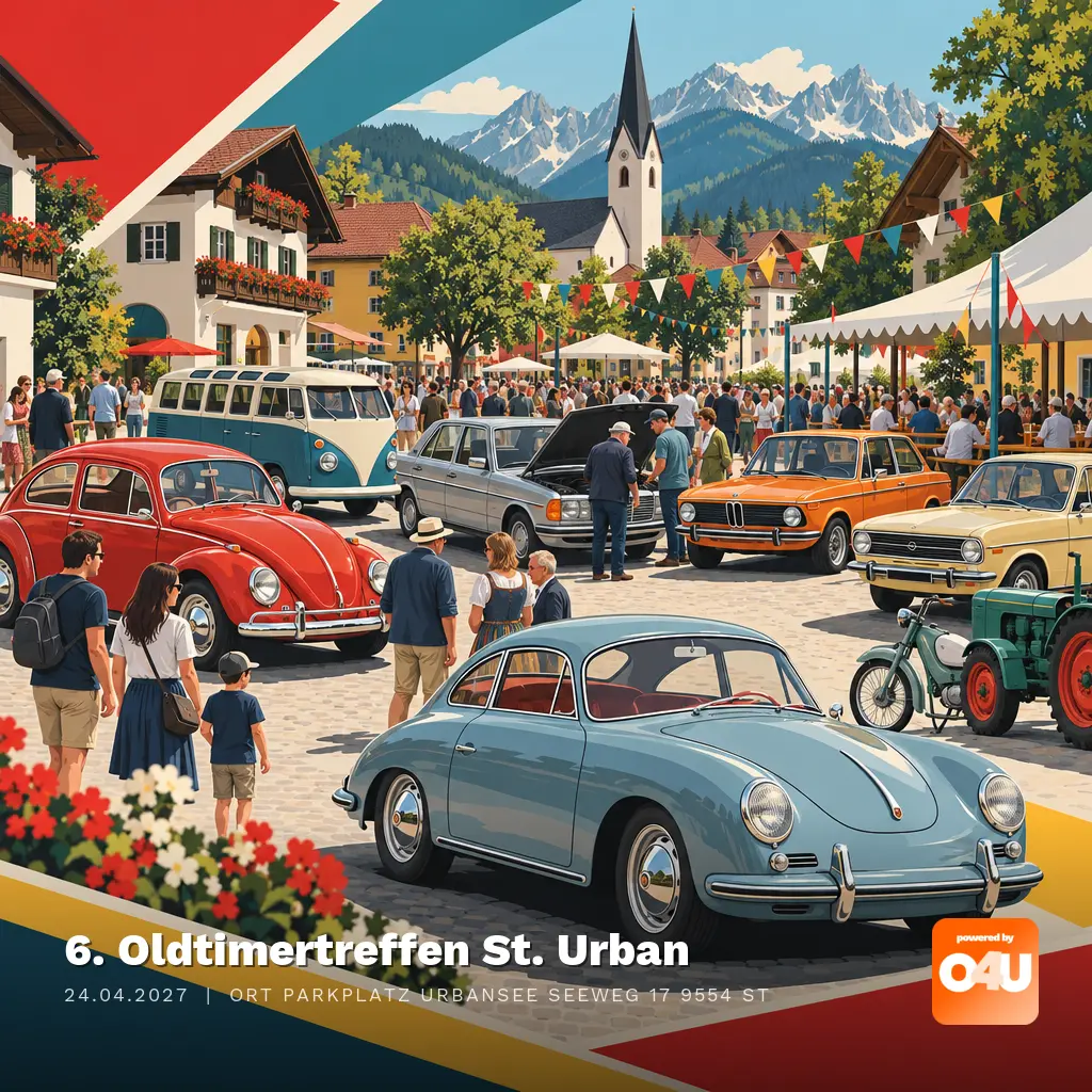 Ubjan 6. Oldtimertreffen St. Urban 2027 | Kärnten