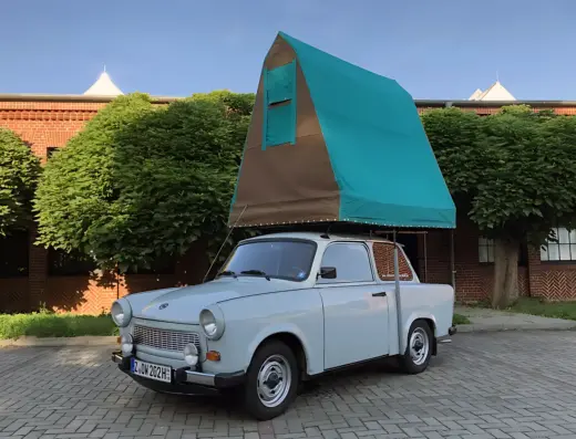 Trabant 601 LX mit Dachzelt