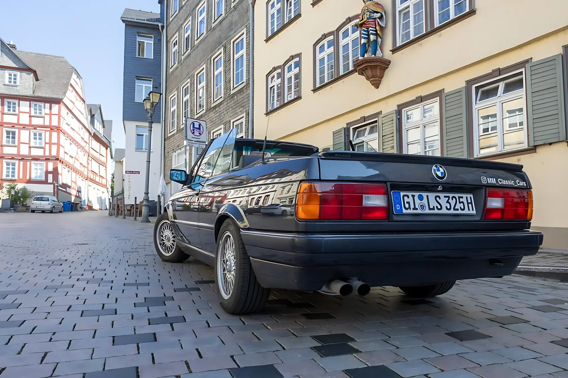 BMW 320i E30 Cabrio mieten in Grünberg, Hochzeitsauto